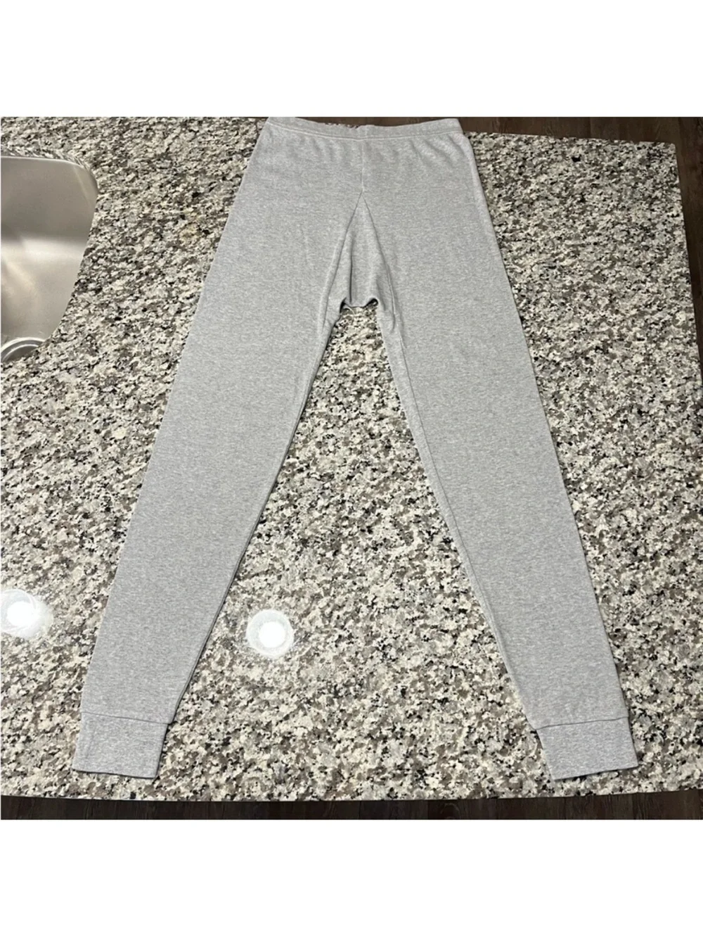 Men's Gray Thermal Long Johns Warm Underwear